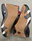 AIR JORDAN 14 ARCHAEO BROWN - SIZE 10 (WORN)