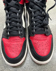 AIR JORDAN 1 BRED TOE - SIZE 12 (WORN)