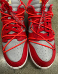 OFF WHITE DUNK UNIVERSITY RED - SIZE 11.5 (WORN)