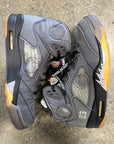 OFF WHITE AIR JORDAN 5 MUSLIN - SIZE 10.5 (WORN)