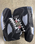 AIR JORDAN 5 BLACK METALLIC REIMAGINED - SIZE 10 (WORN) - SUPER CLEAN
