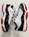 AIR JORDAN 11 LOW CONCORD BRED - SIZE 9.5 (WORN)