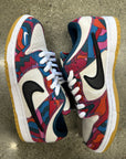 SB DUNK LOW PRO QS PARRA ABSTRACT - SIZE 9 (WORN) - SUPER CLEAN