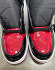 AIR JORDAN 1 PATENT BRED - SIZE 11.5 (WORN)