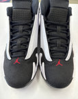 AIR JORDAN 14 BLACK TOE 2024 - SIZE 8 (WORN) - SUPER CLEAN