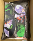SB DUNK LOW THE WIZARD OF OZ POPPY FIELD - SIZE 11 (WORN) (SUPER CLEAN)
