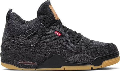 Air Jordan 4 Retro RTR Levis NRG BG "BLACK/LEVI'S TAG"