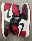 AIR JORDAN 1 BRED TOE - SIZE 11 (WORN)