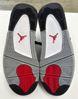 AIR JORDAN 4 BLACK CANVAS - SIZE 9.5 (WORN) - SUPER CLEAN