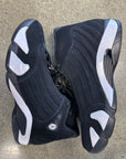 AIR JORDAN 14 BLACK WHITE - SIZE 12 (WORN)