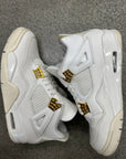 WMNS AIR JORDAN 4 METALLIC GOLD - SIZE W11 M9.5 (WORN)
