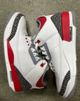 AIR JORDAN 3 FIRE RED 2022 - SIZE 8.5 (WORN) - SUPER CLEAN