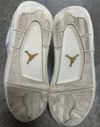 WMNS AIR JORDAN 4 METALLIC GOLD - SIZE W11 M9.5 (WORN)