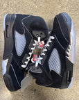 AIR JORDAN 5 BLACK METALLIC REIMAGINED - SIZE 9 (WORN) - SUPER CLEAN