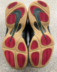 AIR FOAMPOSITE ONE BLACK GYM RED - SIZE 12 (WORN)
