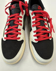 WMNS AIR JORDAN 1 LOW TRAVIS SCOTT OLIVE - SIZE W9.5 M8 (WORN)