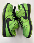 SB DUNK LOW THE POWERPUFF GIRLS BUTTERCUP - SIZE 9.5 (WORN)