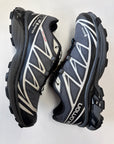 SALOMON XT-6 GORE TEX BLACK LUNAR ROCK - SIZE 9 (WORN)