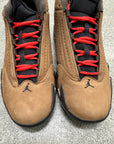 AIR JORDAN 14 ARCHAEO BROWN - SIZE 10 (WORN)