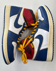 AIR JORDAN 1 HIGH UNION STORMBLUE - SIZE 11 (WORN)