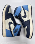 AIR JORDAN 1 HIGH OBSIDIAN - SIZE 12 (WORN)