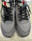 OFF WHITE AIR JORDAN 5 MUSLIN - SIZE 10.5 (WORN)