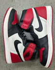 AIR JORDAN 1 BRED TOE - SIZE 12.5 (WORN)