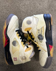 OFF WHITE AIR JORDAN 5 SAIL - SIZE 10.5 (WORN)