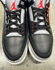 2025 AIR JORDAN 3 BLACK CEMENT - SIZE 13 (WORN) - SUPER CLEAN