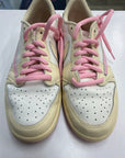 AIR JORDAN 1 LOW TRAVIS SCOTT SHY PINK - SIZE 10.5 (WORN)