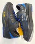 OFF WHITE AIR JORDAN 2 LOW VARSITY ROYAL - SIZE 9.5 (WORN)