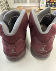 AIR JORDAN 5 BURGUNDY 2023 - SIZE 10.5 (WORN)