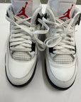 AIR JORDAN 4 WHITE CEMENT 2025 - SIZE 8.5 (WORN)