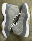 AIR JORDAN 11 COOL GREY 2010 - SIZE 11 (WORN)