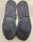 AIR JORDAN 1 LOW EX SMOKE GREY - SIZE 13 (WORN)