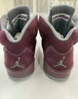 AIR JORDAN 5 BURGUNDY 2023 - SIZE 9.5 (WORN)