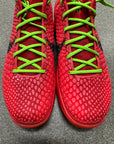 KOBE 6 PROTRO REVERSE GRINCH - SIZE 10 (WORN)