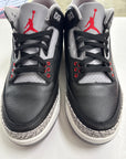 AIR JORDAN 3 BLACK CEMENT - SIZE 8 (WORN)
