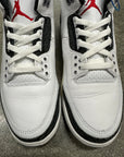 AIR JORDAN 3 CEMENT GREY - SIZE 10.5 (WORN)