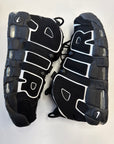 AIR MORE UPTEMPO 96 BLACK WHITE 2023 - SIZE 11 (WORN)