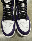 AIR JORDAN 1 HIGH COURT PURPLE 2.0 - SIZE 10 (WORN)