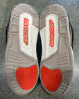 AIR JORDAN 3 FOSSIL - SIZE 12 (WORN)