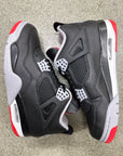 AIR JORDAN 4 BRED REIMAGINED - SIZE 8 (WORN) - SUPER CLEAN