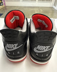 AIR JORDAN 4 BRED REIMAGINED - SIZE 11 (WORN)