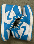 AIR JORDAN 1 HIGH UNC - SIZE 9 (WORN)