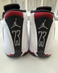 AIR JORDAN 14 BLACK TOE 2024 - SIZE 8 (WORN) - SUPER CLEAN