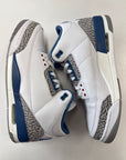 AIR JORDAN 3 TRUE BLUE 2026 - SIZE 11.5 (WORN) - SLIGHT RIP ON BOX