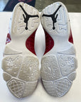 AIR JORDAN 9 WHITE GYM RED - SIZE 10 (WORN)