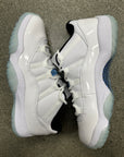 AIR JORDAN 11 LOW LEGEND BLUE - SIZE 9 (WORN) - SUPER CLEAN