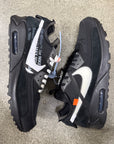 OFF WHITE AIR MAX 90 BLACK - SIZE 13 (WORN)